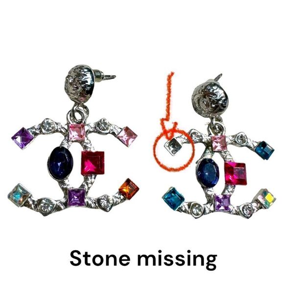 Bundle of earrings and chain - Picture 13 of 17